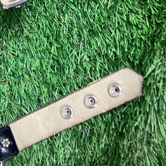 Vintage Leather Conch Ring Belt. M/L main image 10